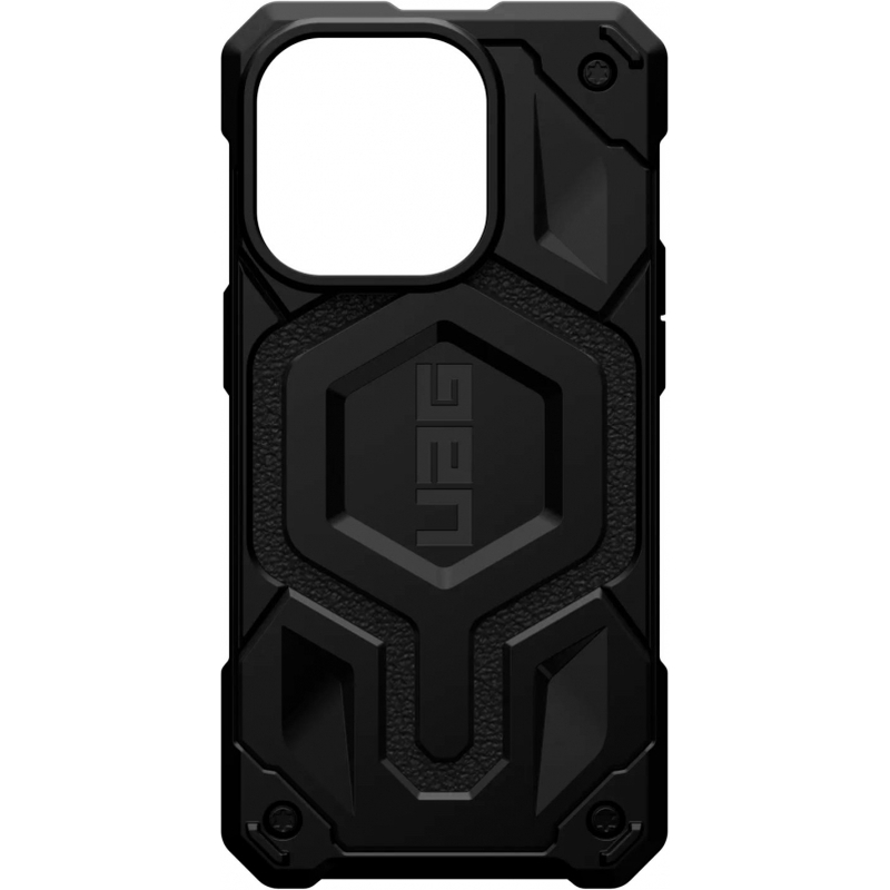 Чехол UAG Monarch Pro Black с поддержкой MagSafe для iPhone 14 Pro, чёрный